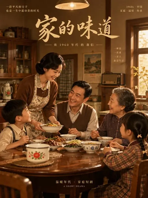 黄爽短剧《六零年代好生活》短剧封面